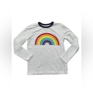 Primary Size 8-9 Rainbow Graphic Long Sleeve Tee